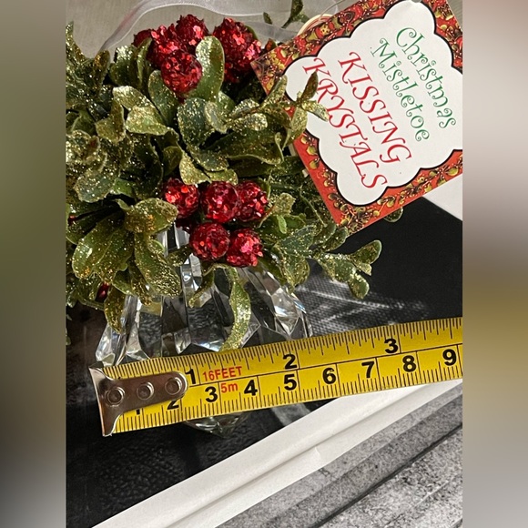 New Kissing Krystals Christmas Legend Of The Mistletoe Ornament Tii Collection - Picture 4 of 12